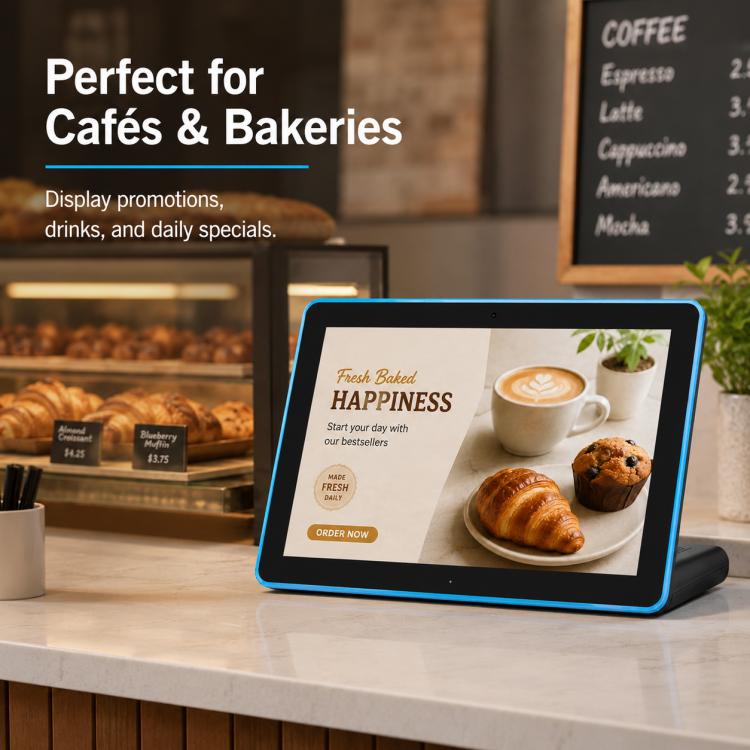 WL1088T 10.1 inch IPS HD Touch Screen Digital Signage, 2GB+16GB, Android 11 RK3568 Quad Core, with LED Light, US Plug, EU Plug, UK Plug