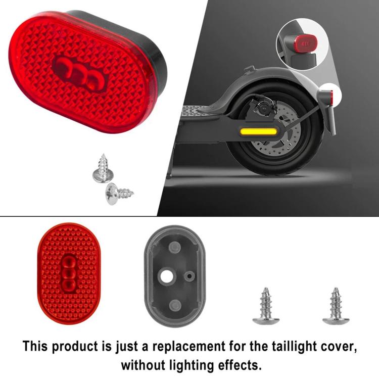 Electric Scooter Mudguard Brake Taillight Cover, For Xiaomi Mijia M365 Pro / Pro 2