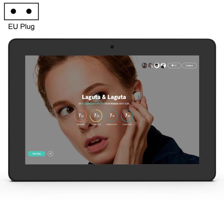 WF1038T 10.1 inch IPS HD Touch Screen Digital Signage, 2GB+16GB, Android 11 RK3568 Quad Core, US Plug, EU Plug, UK Plug