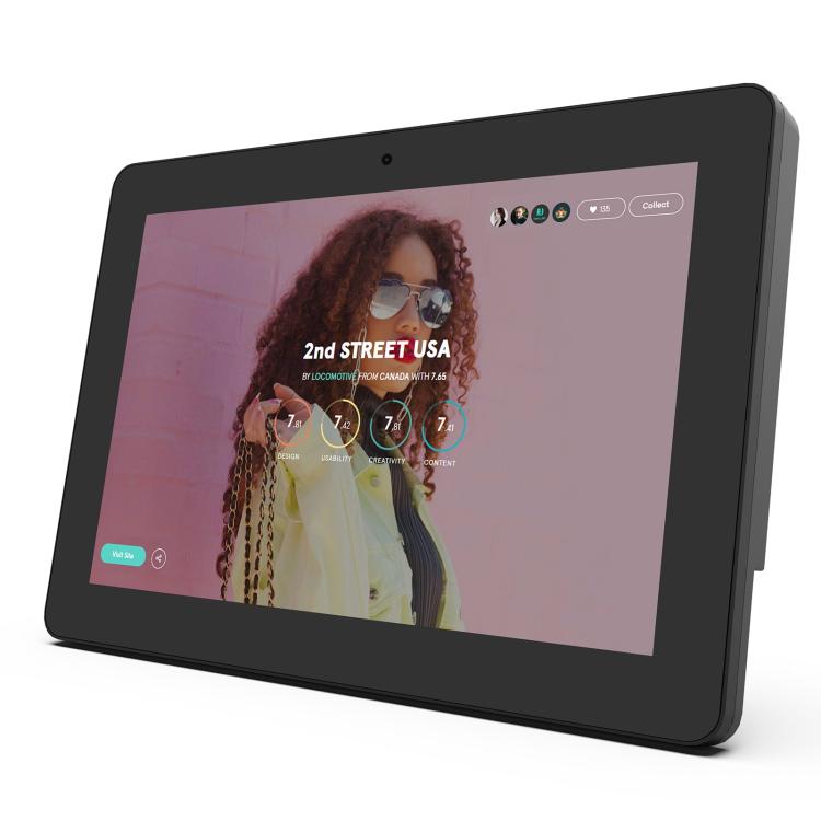WF1038T 10.1 inch IPS HD Touch Screen Digital Signage, 2GB+16GB, Android 11 RK3568 Quad Core, US Plug, EU Plug, UK Plug