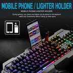 SHIPADOO GT700 Illuminated Wired Gaming Keyboard and 6D 4800DPI Mouse Set, GT700 6D 4800DPI Mouse Black, GT700 6D 4800DPI Mouse White