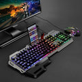 SHIPADOO GT700 Illuminated Wired Gaming Keyboard and 6D 4800DPI Mouse Set, Battle Royale Edition
