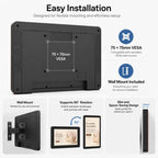 WA8059T 8 inch HD Touch Screen Digital Signage with LED, 4GB+32GB, Android 14 RK3576S Octa Core, EU Plug, US Plug, UK Plug