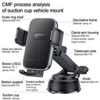 Yesido C278 Car Suction Cup Clip Phone Holder, C278