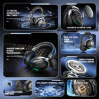 LinX G5 Wireless Bluetooth On-Ear Gaming Headset with Mic