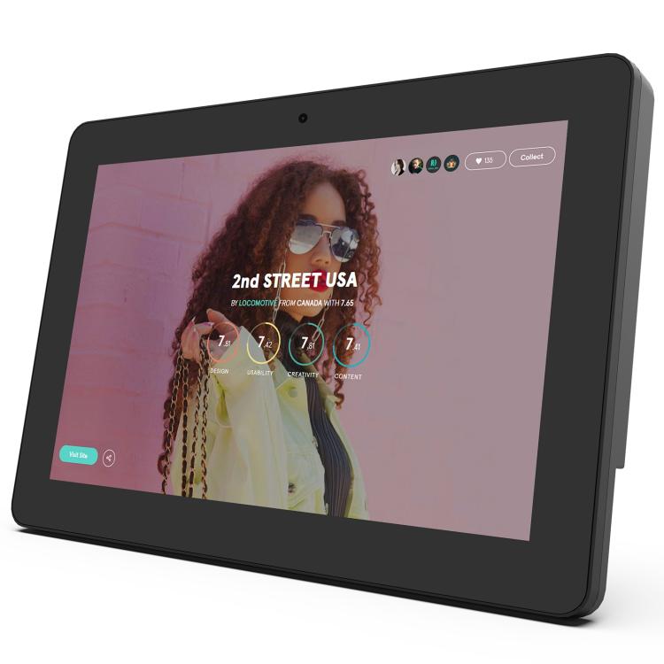 WF1036T 10.1 inch HD Touch Screen Digital Signage, 2GB+16GB, Android 11 RK3566 Quad Core, EU Plug, US Plug, UK Plug