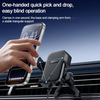 Yesido C318 15W Car Air Vent Clip Wireless Fast Charging Phone Holder, C318