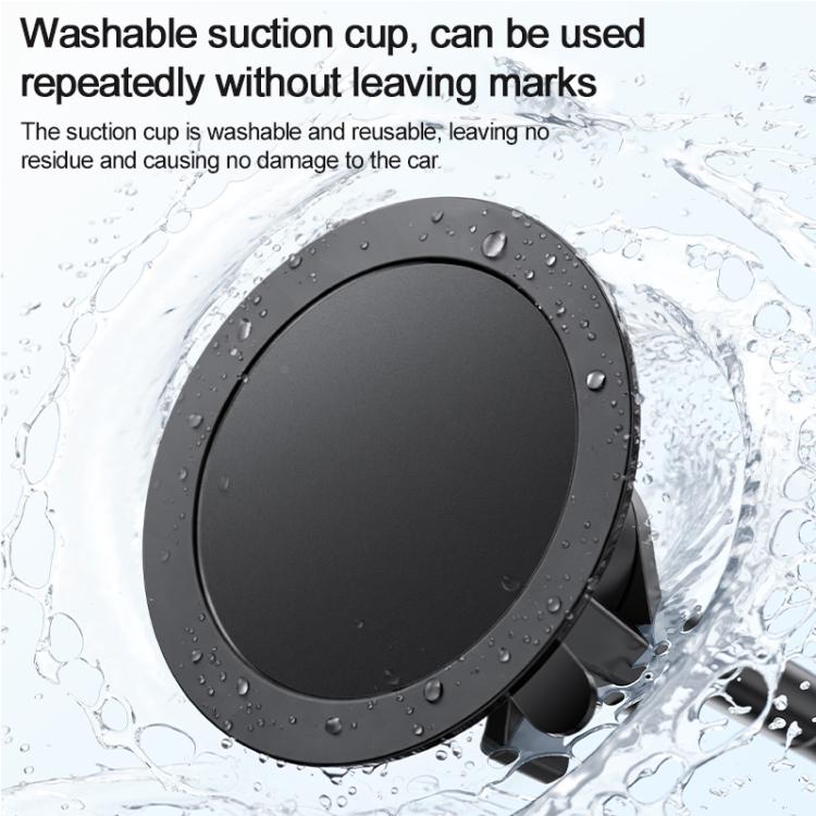 Yesido C322 15W Car Suction Cup Strong Magnetic Wireless Fast Charging Phone Shooting Holder Standard Version, C322