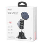 Yesido C322 15W Car Suction Cup Strong Magnetic Wireless Fast Charging Phone Shooting Holder Standard Version, C322