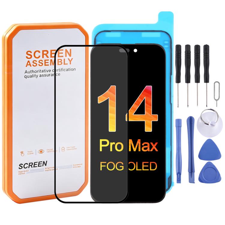 HXL FOG OLED Screen, For iPhone 17 Pro Max, For iPhone 17 Pro, For iPhone 17, For iPhone 16 Pro Max, For iPhone 16 Pro, For iPhone 15 Pro Max, For iPhone 15 Pro, For iPhone 14 Pro, For iPhone 14 Pro Max
