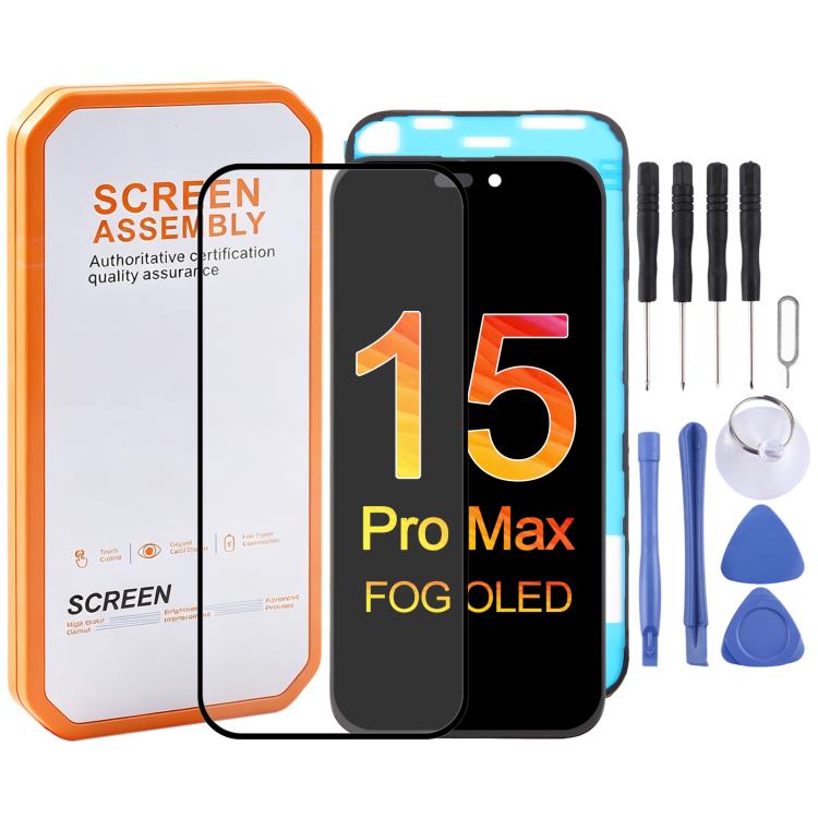 HXL FOG OLED Screen, For iPhone 17 Pro Max, For iPhone 17 Pro, For iPhone 17, For iPhone 16 Pro Max, For iPhone 16 Pro, For iPhone 15 Pro Max, For iPhone 15 Pro, For iPhone 14 Pro, For iPhone 14 Pro Max