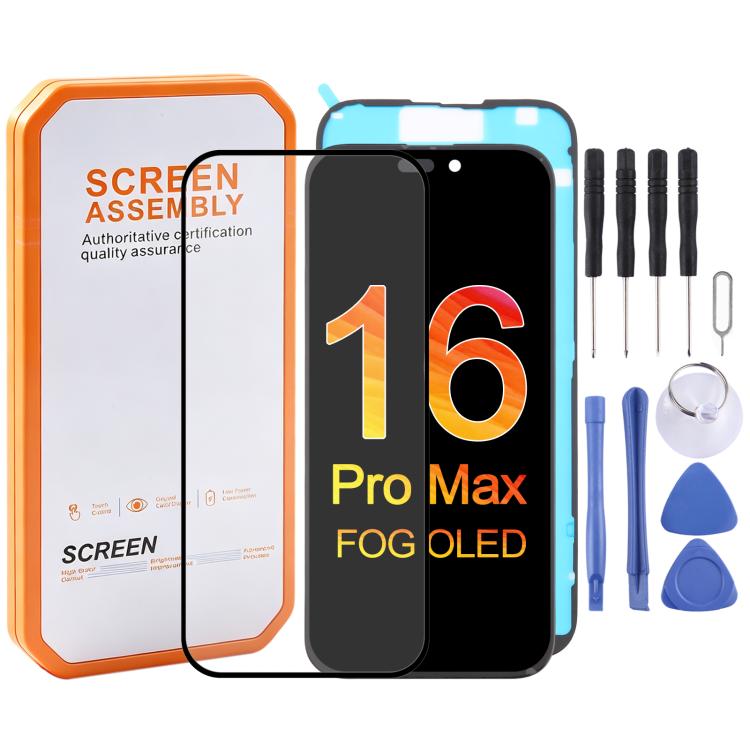 HXL FOG OLED Screen, For iPhone 17 Pro Max, For iPhone 17 Pro, For iPhone 17, For iPhone 16 Pro Max, For iPhone 16 Pro, For iPhone 15 Pro Max, For iPhone 15 Pro, For iPhone 14 Pro, For iPhone 14 Pro Max