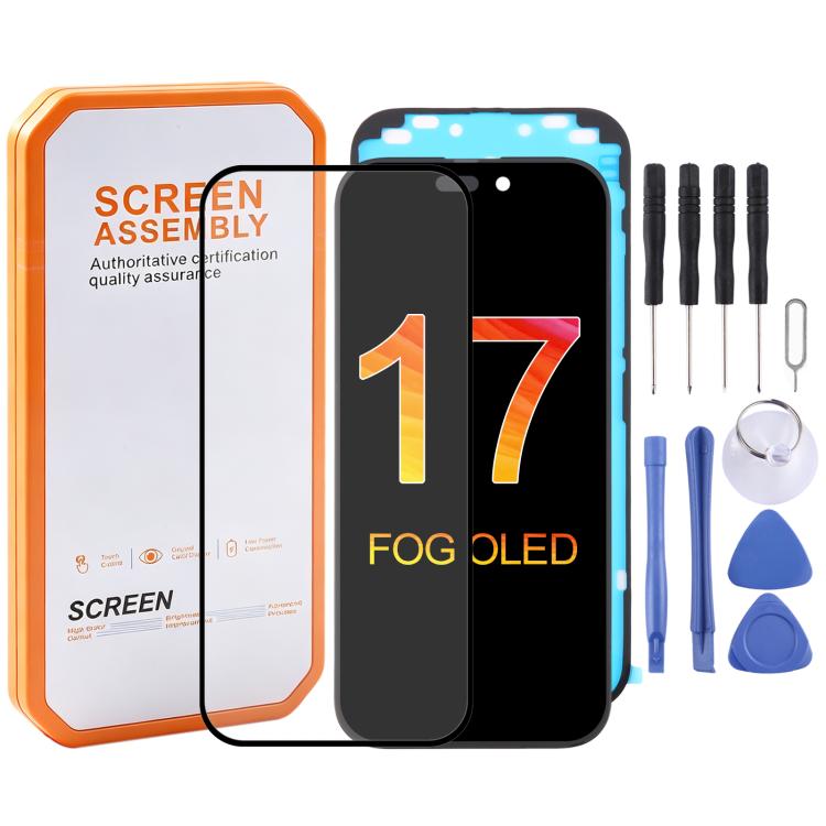 HXL FOG OLED Screen, For iPhone 17 Pro Max, For iPhone 17 Pro, For iPhone 17, For iPhone 16 Pro Max, For iPhone 16 Pro, For iPhone 15 Pro Max, For iPhone 15 Pro, For iPhone 14 Pro, For iPhone 14 Pro Max