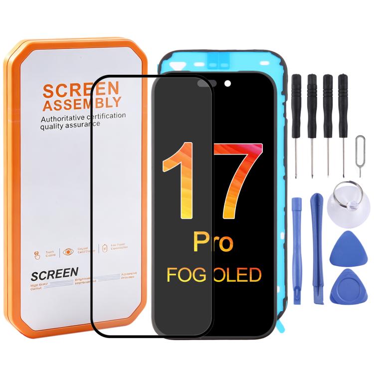 HXL FOG OLED Screen, For iPhone 17 Pro Max, For iPhone 17 Pro, For iPhone 17, For iPhone 16 Pro Max, For iPhone 16 Pro, For iPhone 15 Pro Max, For iPhone 15 Pro, For iPhone 14 Pro, For iPhone 14 Pro Max