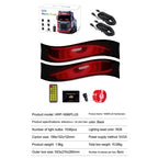 2pcs 16 x 96 Plus Pixels  Ultra-Thin Waterproof Programmable LED Flexible Matrix Display Screen, USB