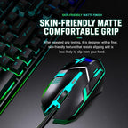 SHIPADOO D500 Colorful Illuminated Wired Keyboard Mouse Set