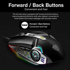 SHIPADOO G5 6D 3200DPI Gaming Mechanical USB Wired Mouse, G5 6D