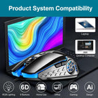 SHIPADOO G5 6D 3200DPI Gaming Mechanical USB Wired Mouse, G5 6D