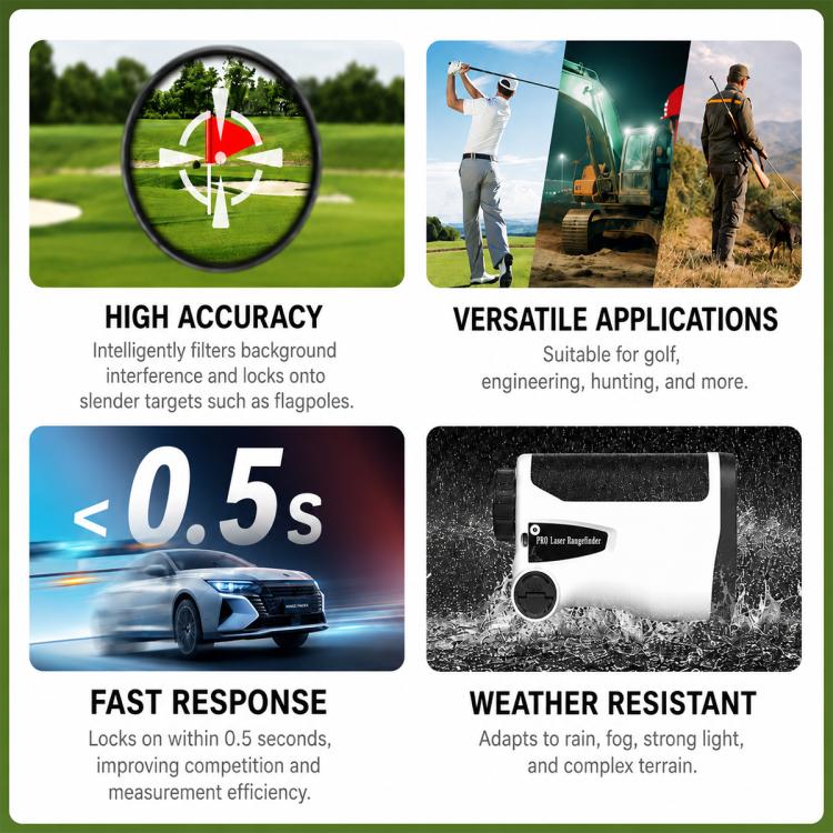 Handheld HD Laser Speedometer Rangefinder Distance Meter, 400m, 600m, 800m, 1000m, 1200m, 1500m