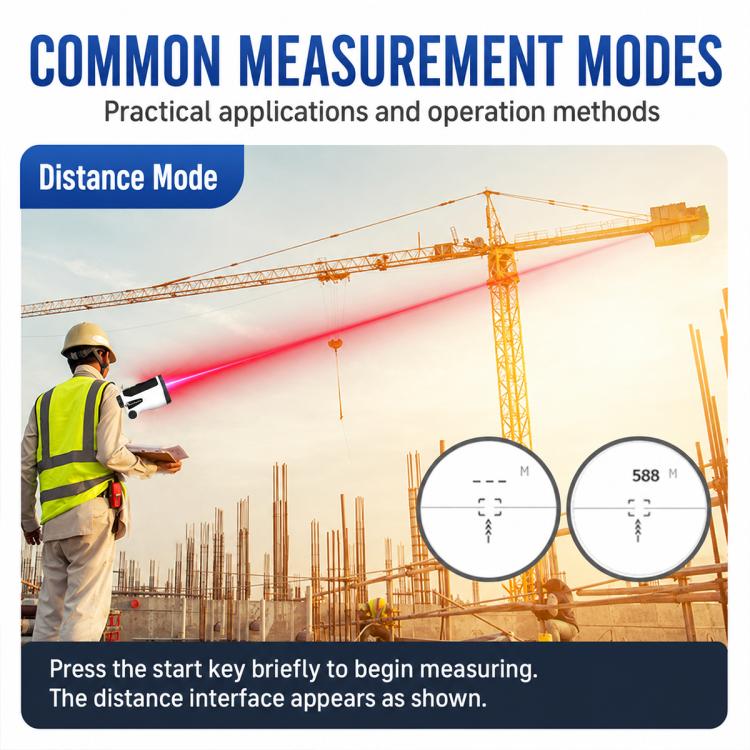 Handheld HD Laser Speedometer Rangefinder Distance Meter, 400m, 600m, 800m, 1000m, 1200m, 1500m