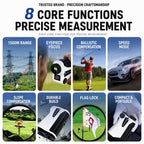 Handheld HD Laser Speedometer Rangefinder Distance Meter, 400m, 600m, 800m, 1000m, 1200m, 1500m
