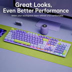 SHIPADOO GK80 104 Keys Mechanical Feel USB Wired Keyboard