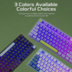 SHIPADOO GK80 104 Keys Mechanical Feel USB Wired Keyboard