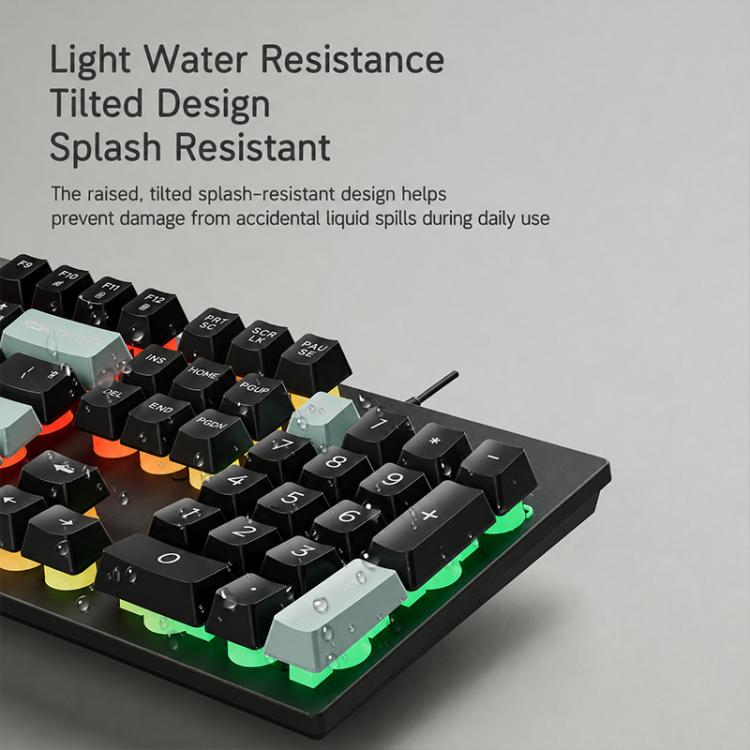 SHIPADOO GK80 104 Keys Mechanical Feel USB Wired Keyboard