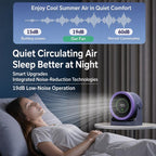 Y26 Dual-Duct Desktop Circulating Fan with Digital Display