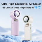 Y29 High Speed Cooling Folding Handheld Fan with Digital Display