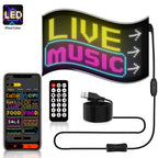 Double Row Ultra-Thin Waterproof LED Flexible Advertising Matrix Display Screen, USB 32x64 Pixels, USB 32x96 Pixels, USB 32x128 Pixels, USB 32x160 Pixels, USB 32x192 Pixels