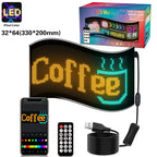 Double Row Ultra-Thin Waterproof LED Flexible Advertising Matrix Display Screen, USB 32x64 Pixels, USB 32x96 Pixels, USB 32x128 Pixels, USB 32x160 Pixels, USB 32x192 Pixels