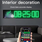32x160 Pixels Double Row Ultra-Thin Waterproof LED Flexible Advertising Matrix Display Screen, 78 x 20cm