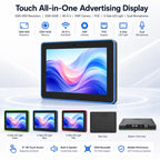 WA8058T 8 inch HD Touch Screen Digital Signage with Light, 2GB+16GB, Android 11 RK3568 Quad Core, EU Plug, UK Plug, US Plug