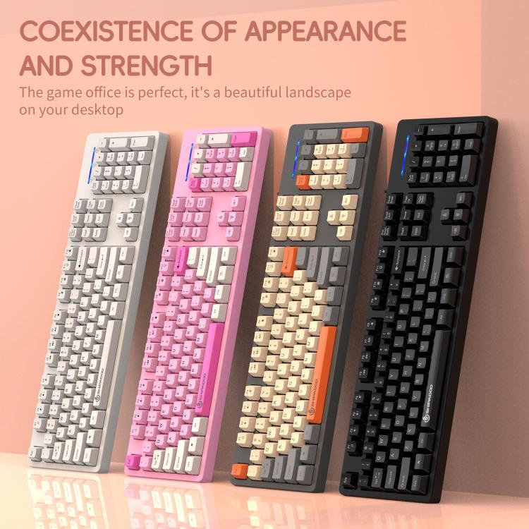 SHIPADOO K600 Wide System Compatibility Ergonomic Wired Keyboard