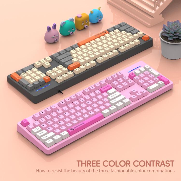 SHIPADOO K600 Wide System Compatibility Ergonomic Wired Keyboard