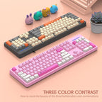 SHIPADOO K600 Wide System Compatibility Ergonomic Wired Keyboard