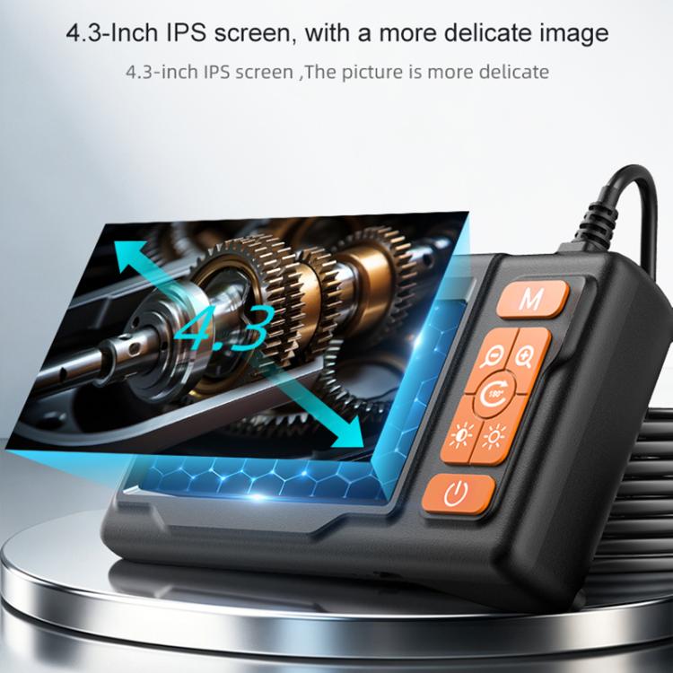 P790 4.3 inch HD Screen Industrial Endoscope, 8mm Single Lens / 2m, 8mm Single Lens / 5m, 8mm Single Lens / 10m