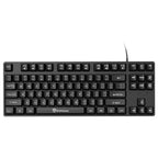SHIPADOO K87 Mechanical Curved 87 Keys USB Wired Keyboard