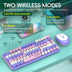 SHIPADOO W688 2.4G + BT 1600 DPI Wireless Keyboard Mouse Set