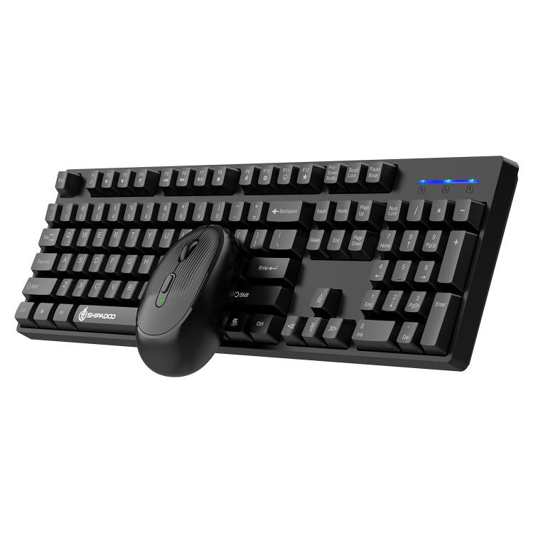 SHIPADOO W1060 2.4G 1600 DPI Wireless Keyboard Mouse Set