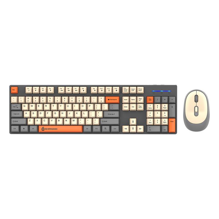 SHIPADOO W1060 2.4G 1600 DPI Wireless Keyboard Mouse Set