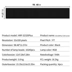 32x320 Pixels Dual Row Ultra-Thin LED Flexible Advertising Matrix Display Screen, Size: 240 x 29.4cm, 240 x 29.4cm