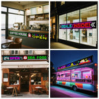 32x448 Pixels Dual Row Ultra-Thin LED Flexible Advertising Matrix Display Screen, Size: 334 x 29.4cm, 334 x 29.4cm