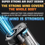 DSF110 High Speed Motor Waist Fan with LED Light