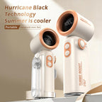 F6 Portable High-Speed Handheld Fan with Waist Clip