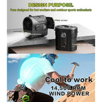G10 Noise Reduction Motor Waist Mounted Fan with LED Light