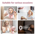 F2 Makeup Mirror Beauty Fill Light Desktop Fan