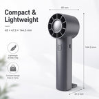DF-91 Portable High-Speed Handheld Fan with Desktop Stand