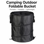 Outdoor Camping Folding Bucket Portable Trash Can Garden Leaf Bucket, Mini 25x32cm, Small 34x40cm, Medium 45x55cm